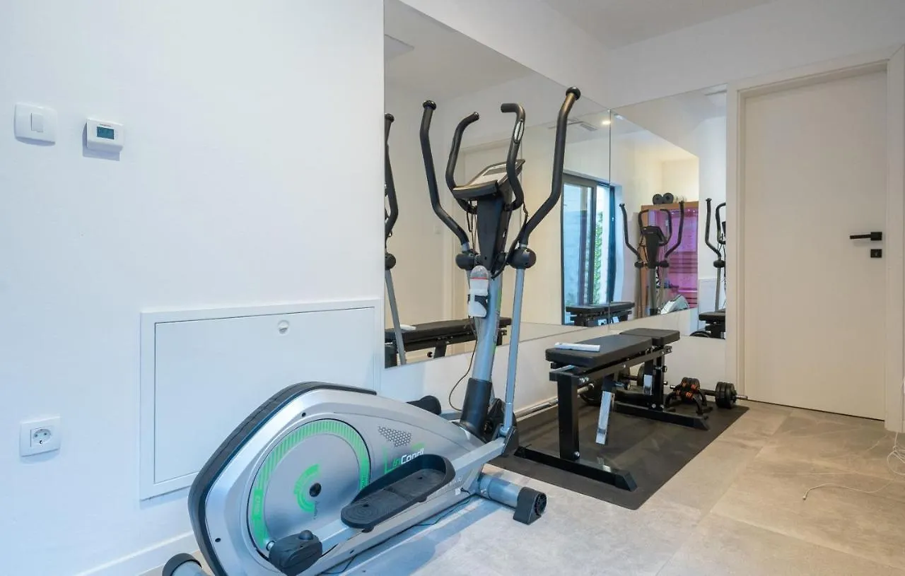 Villa Atrium With Heated Pool, Sea View, Jacuzzi, Gym And Sauna Labin  Labin (Istria)