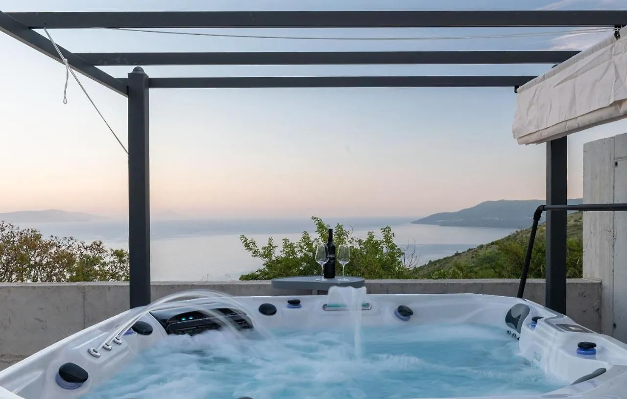 Villa Atrium With Heated Pool, Sea View, Jacuzzi, Gym And Sauna Labin   Labin (Istria)